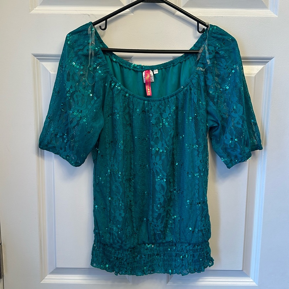 Cute Sequined Top